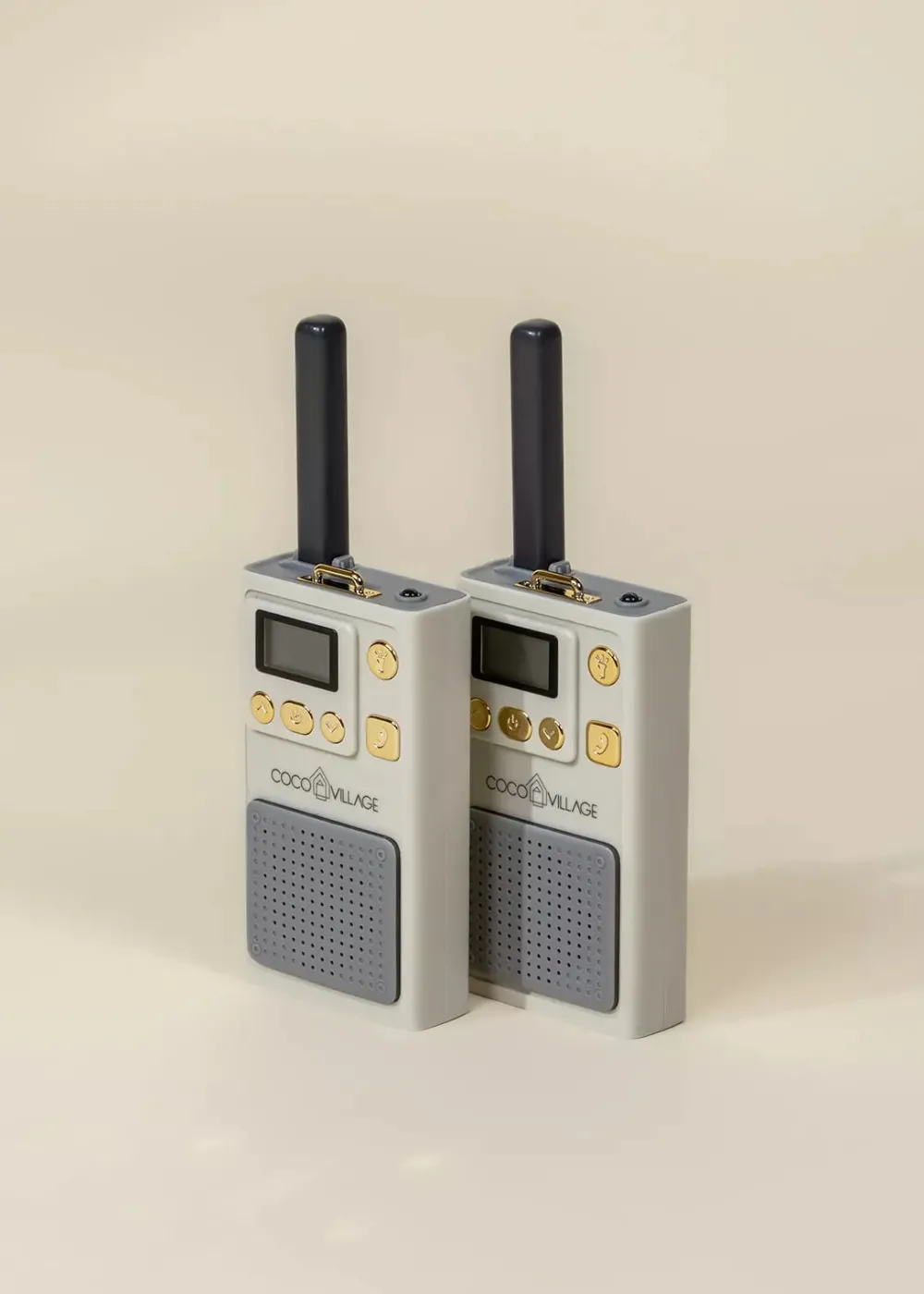Coco Village Set of 2 Walkie Talkies - Beige