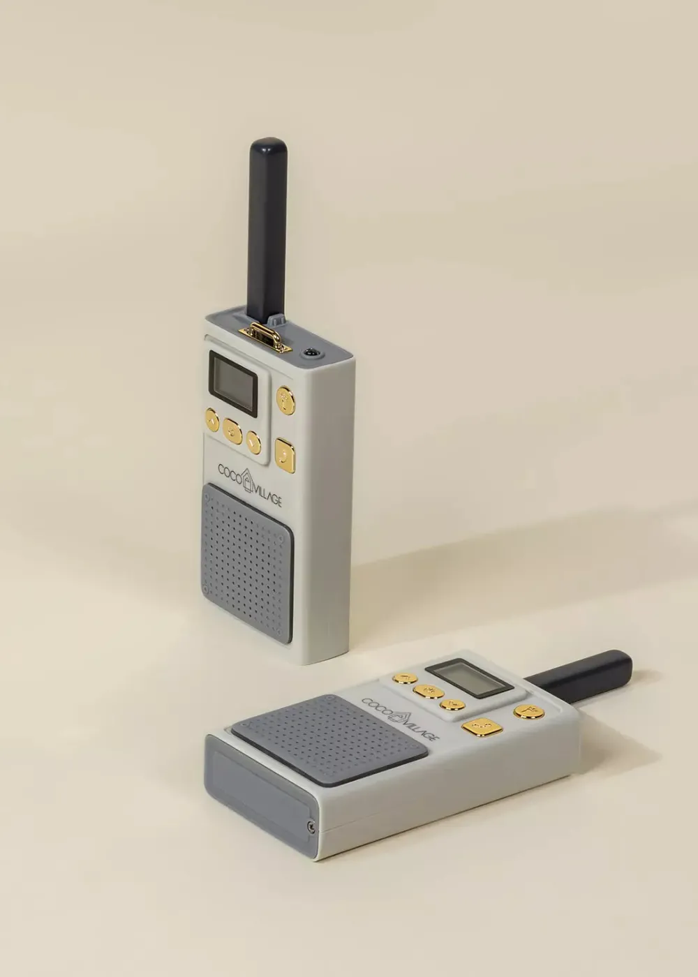 Coco Village Set of 2 Walkie Talkies - Beige