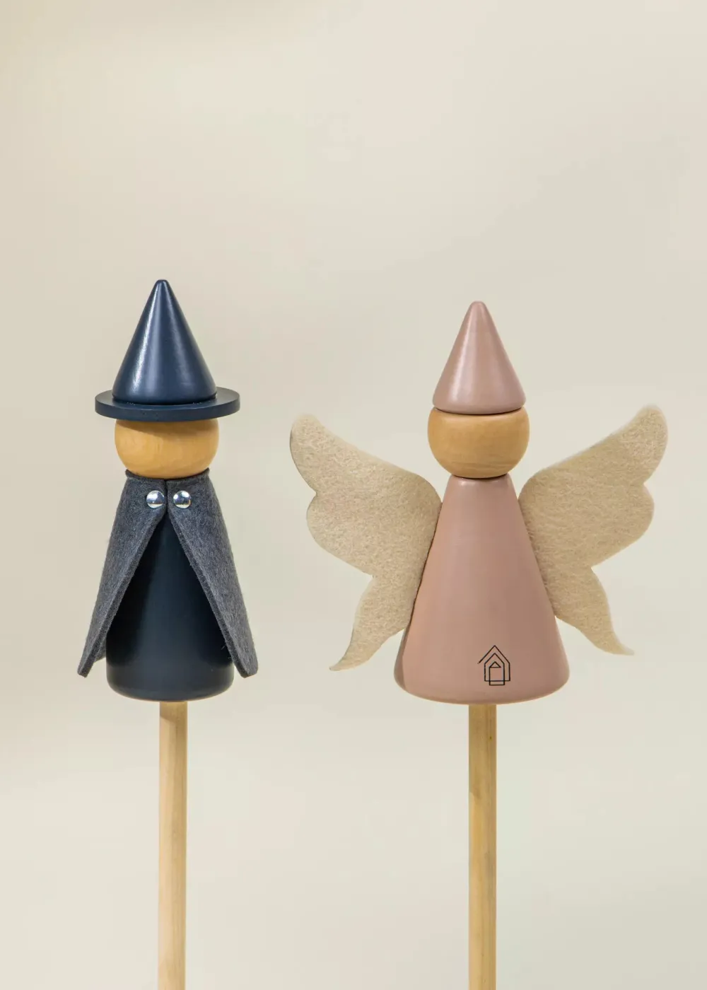 Coco Village Set of 6 Wooden Puppets