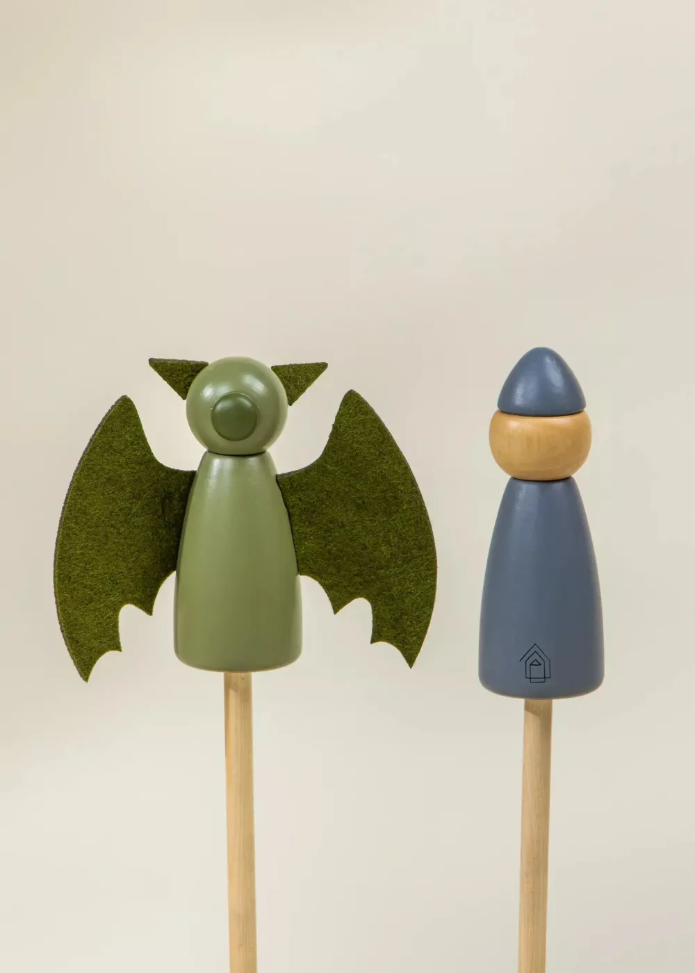 Coco Village Set of 6 Wooden Puppets