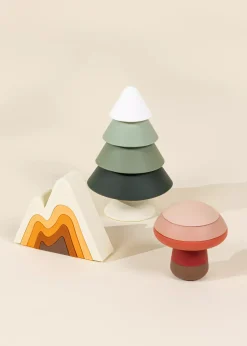 Coco Village Silicone Stackable Forest Set (15 pcs)