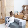 Coco Village Transformable Vegan Leather Kid Sofa - Shades of Night