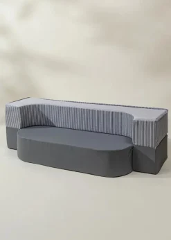 Coco Village Transformable Vegan Leather Kid Sofa - Shades of Night