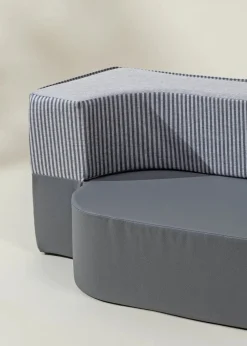 Coco Village Transformable Vegan Leather Kid Sofa - Shades of Night