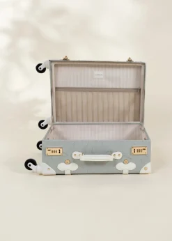 Coco Village Vegan Leather Carry-On Suitcase - Ocean