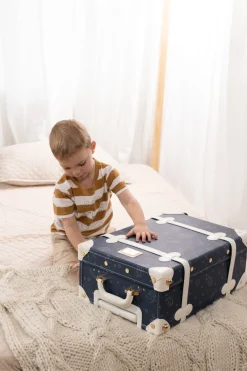 Coco Village Vegan Leather Carry-On Suitcase - Space