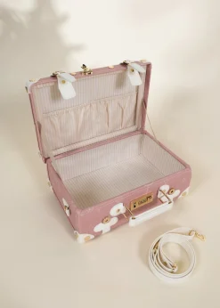 Coco Village Vegan Leather Carry-On Suitcase - Ballerina