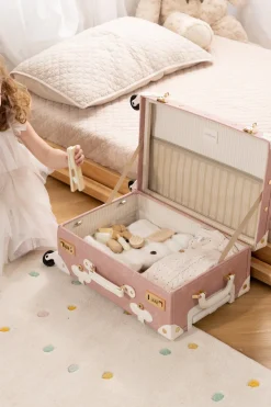 Coco Village Vegan Leather Carry-On Suitcase - Ballerina