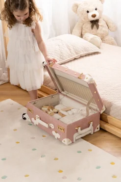 Coco Village Vegan Leather Carry-On Suitcase - Ballerina