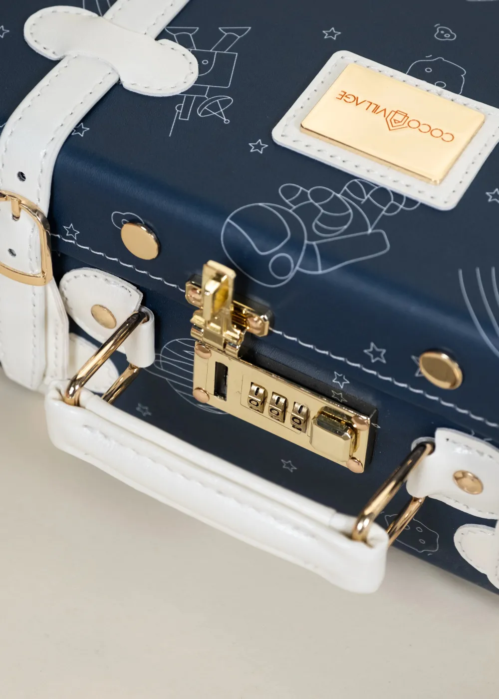 Coco Village Vegan Leather Play Suitcase - Space