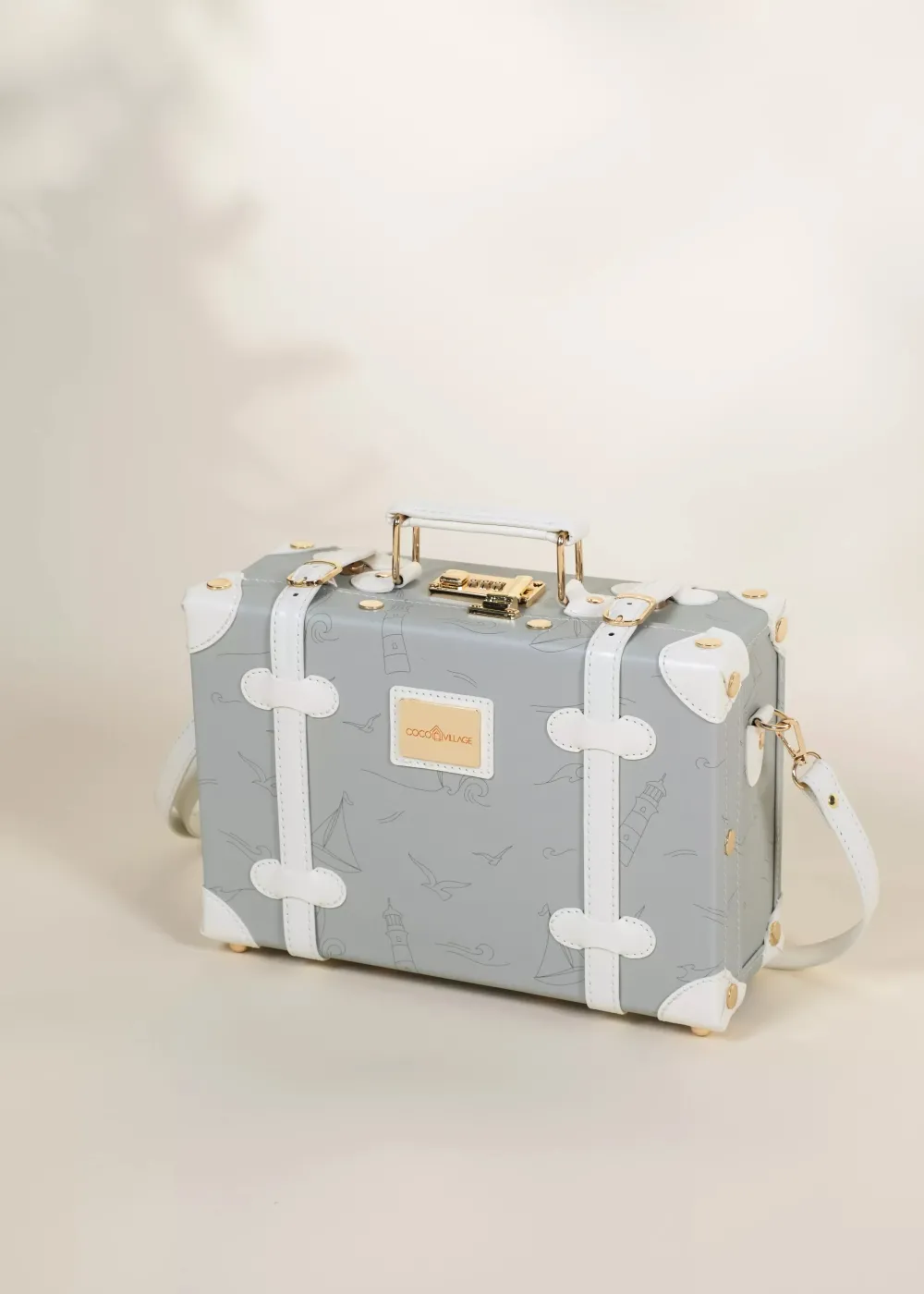 Coco Village Vegan Leather Play Suitcase - Ocean
