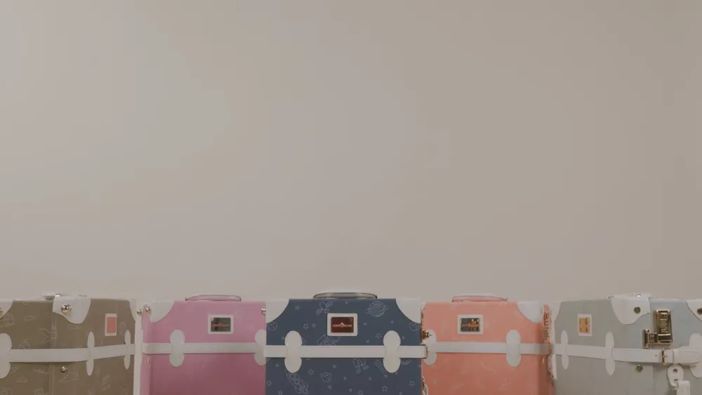 Coco Village Vegan Leather Play Suitcase - Ocean