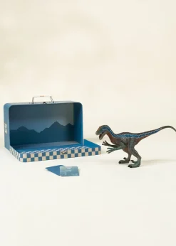 Coco Village Velociraptor Dinosaur in a Collectible Box