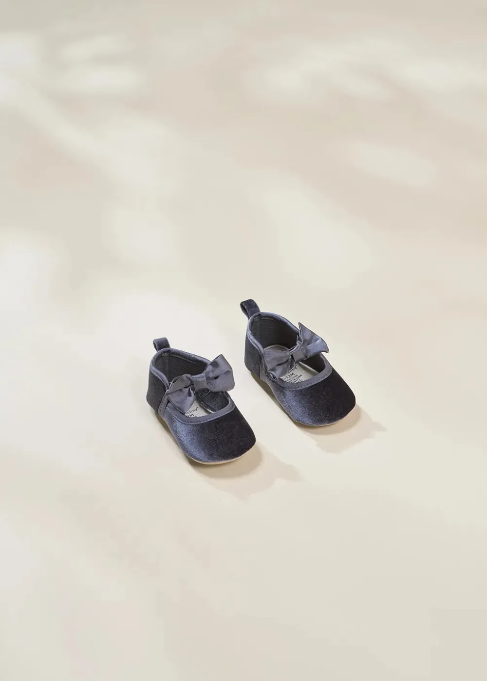 Coco Village Velvet Dress Shoes Charcoal 0-3m