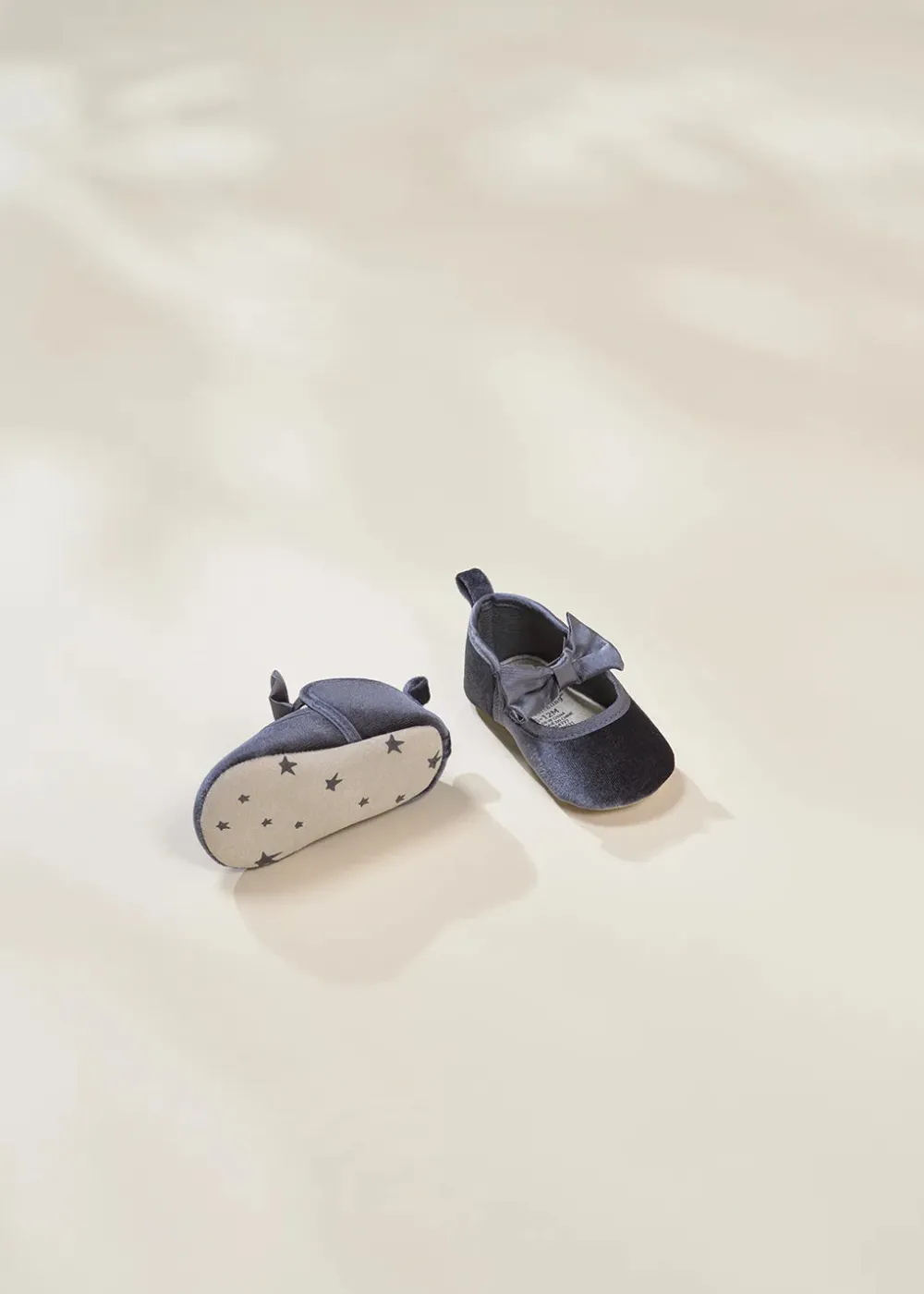 Coco Village Velvet Dress Shoes Charcoal 0-3m