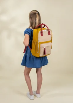 Coco Village Washable Nylon Small Backpack  - Golden Hour