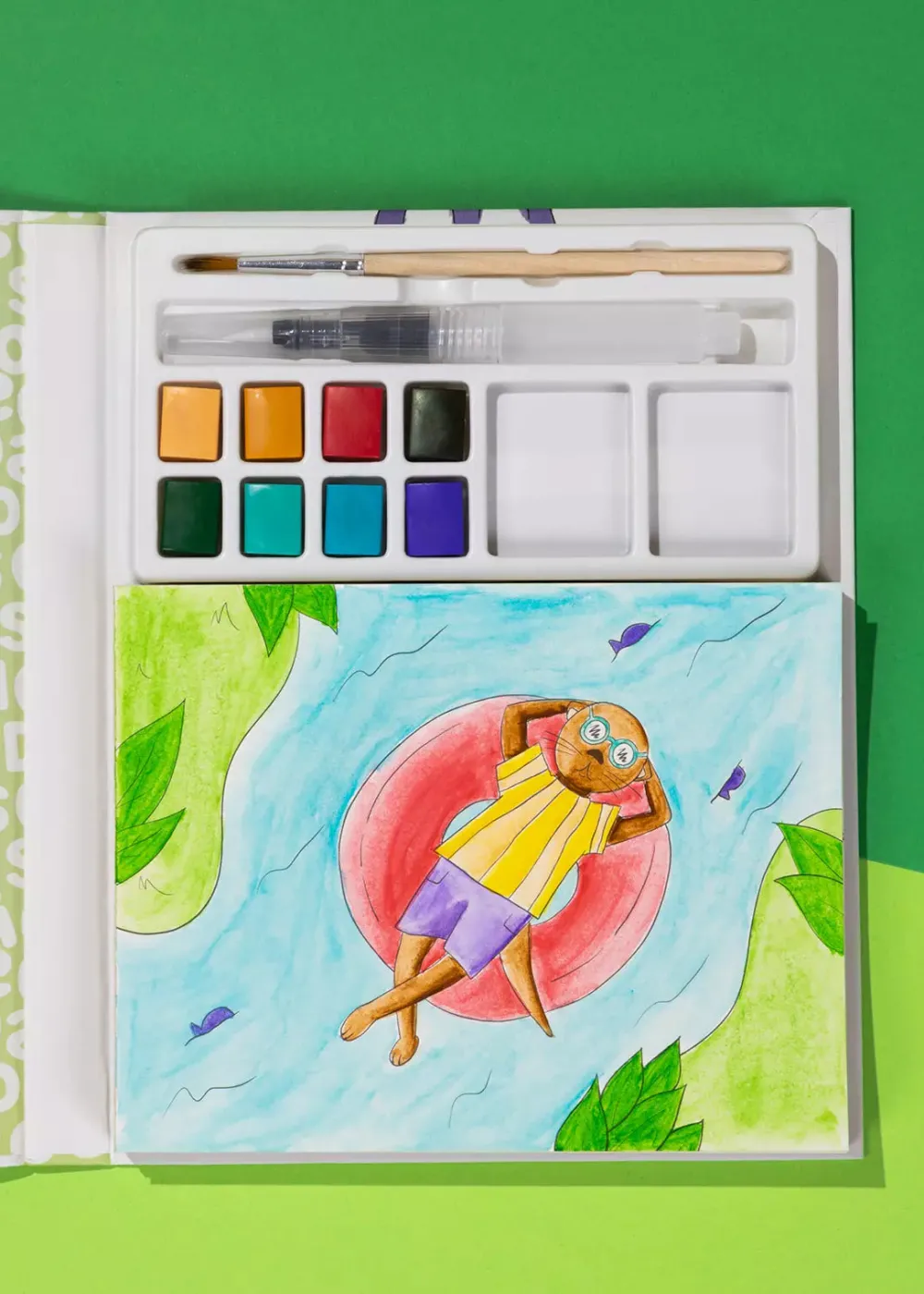 Coco Village Watercolor Forest Painting Book - 30 pages