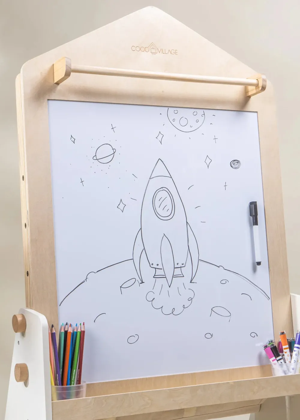 Coco Village Wooden Art Easel