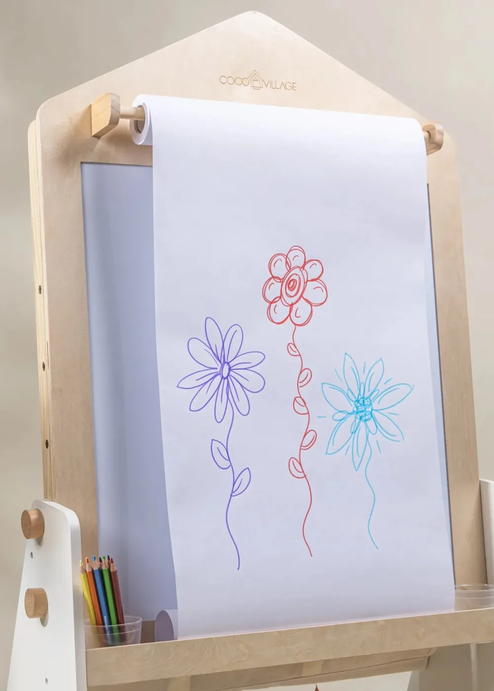 Coco Village Wooden Art Easel