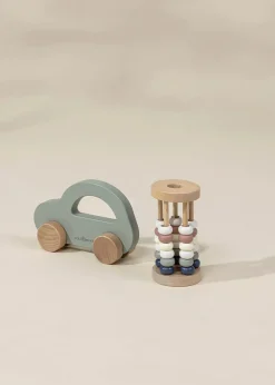 Coco Village Wooden Baby Toy Gifting Set Abacus & Car
