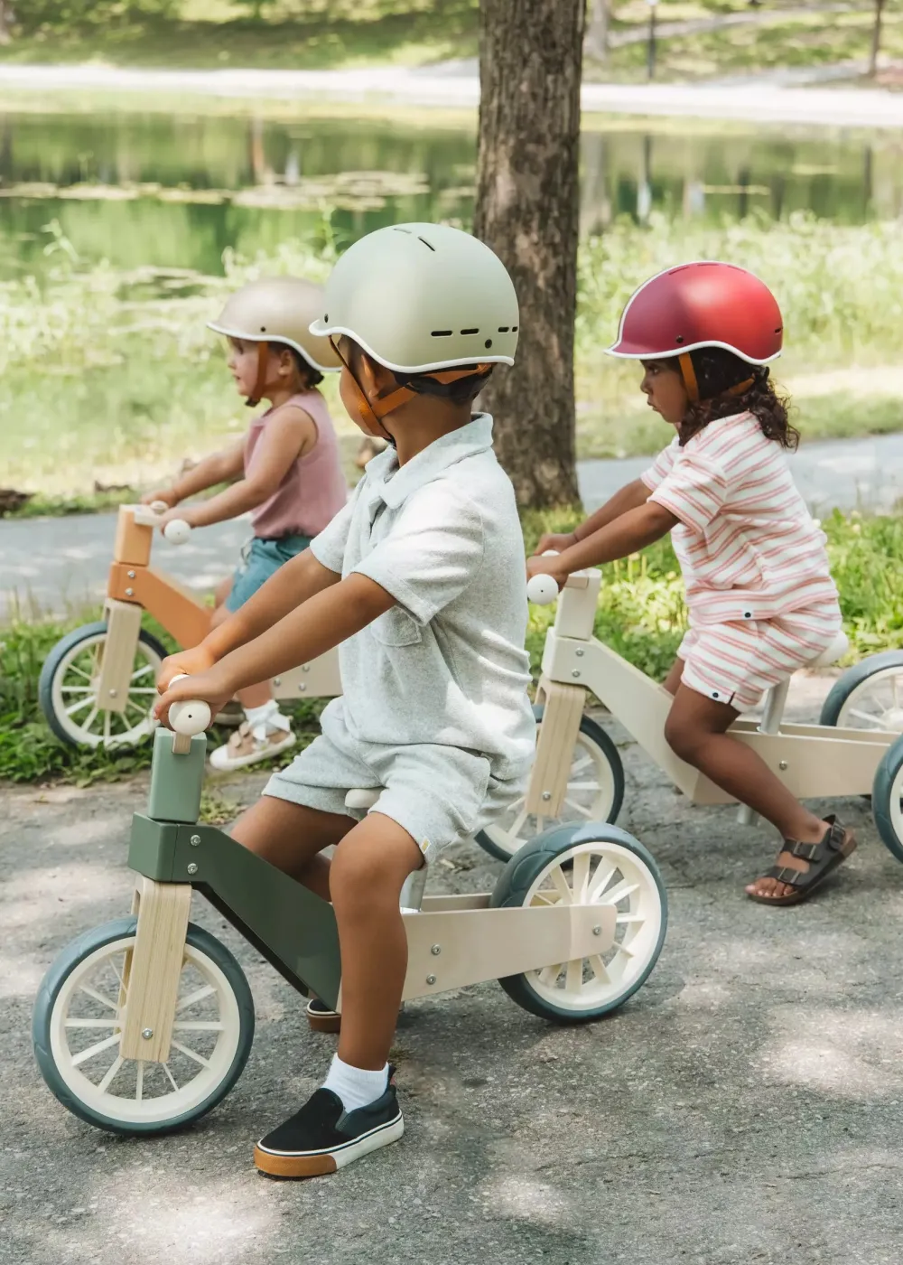 Coco Village Wooden Balance Bike 3-in-1 - Foam
