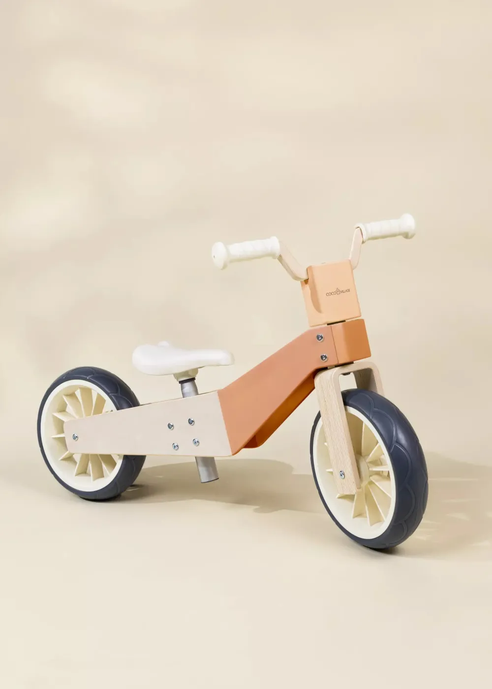 Coco Village Wooden Balance Bike 3-in-1 - Grapefruit