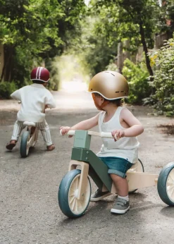Coco Village Wooden Balance Bike 3-in-1 - Seafoam
