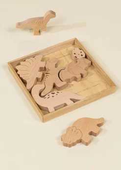 Coco Village Wooden Balance Puzzle - Dino (7 pcs)
