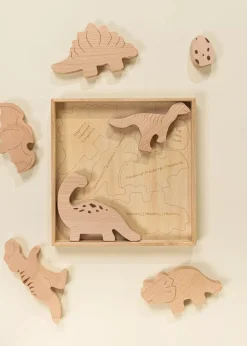 Coco Village Wooden Balance Puzzle - Dino (7 pcs)