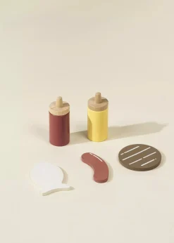 Coco Village Wooden Barbecue Playset and Accessories