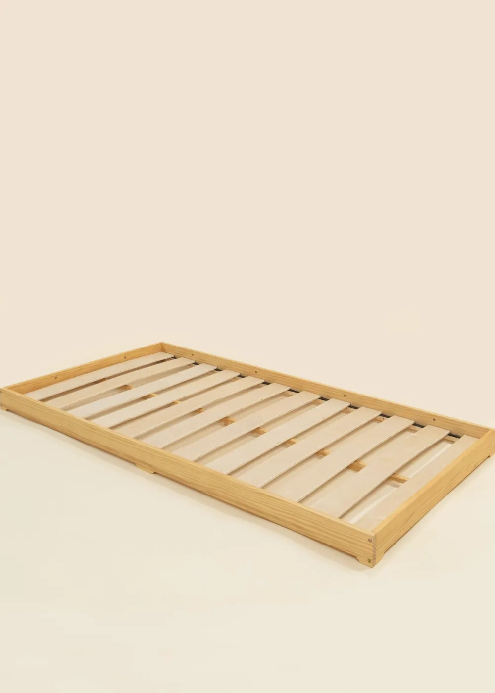 Coco Village Wooden Bed Frame - Natural Wood