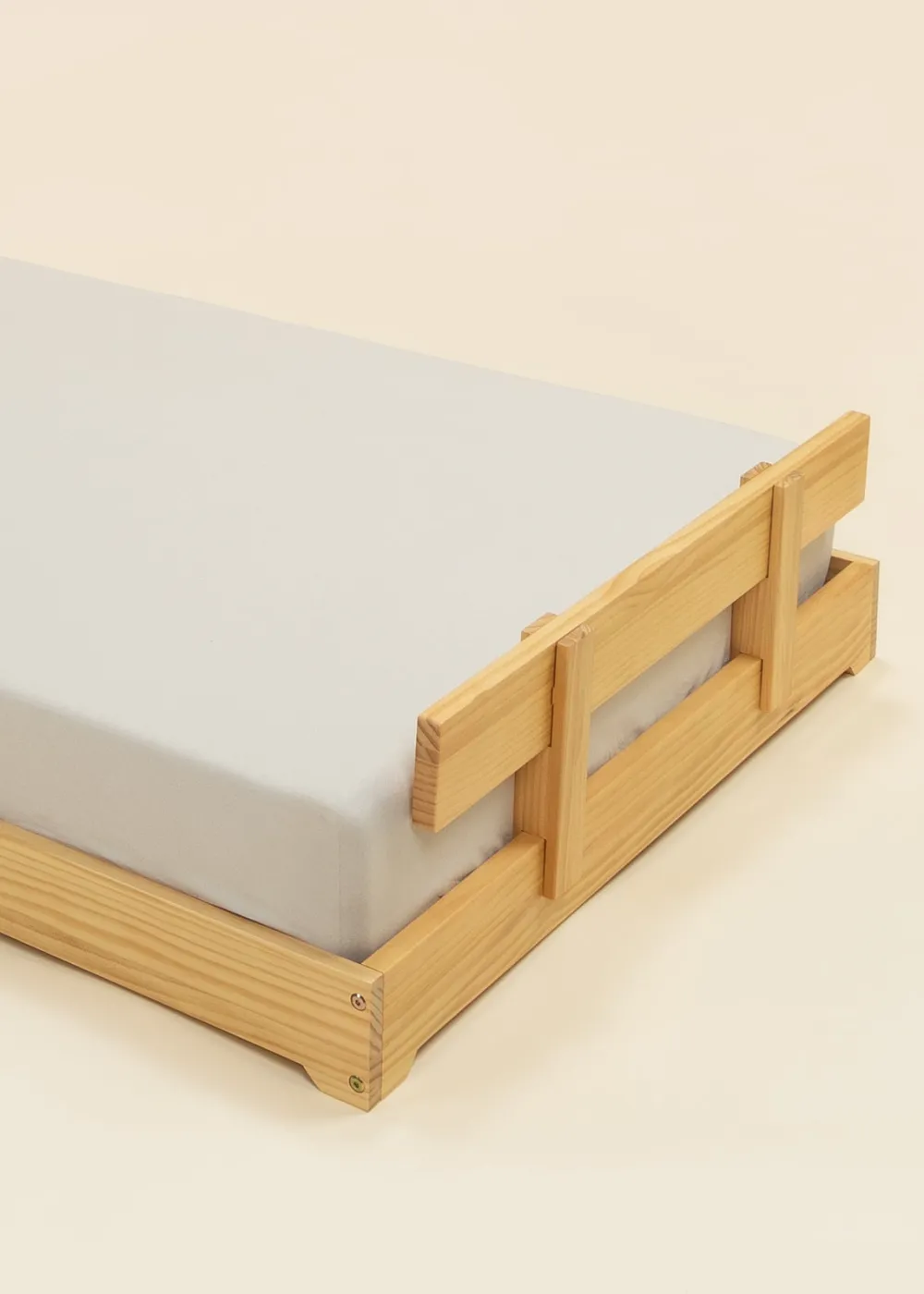 Coco Village Wooden Bed Frame - Natural Wood