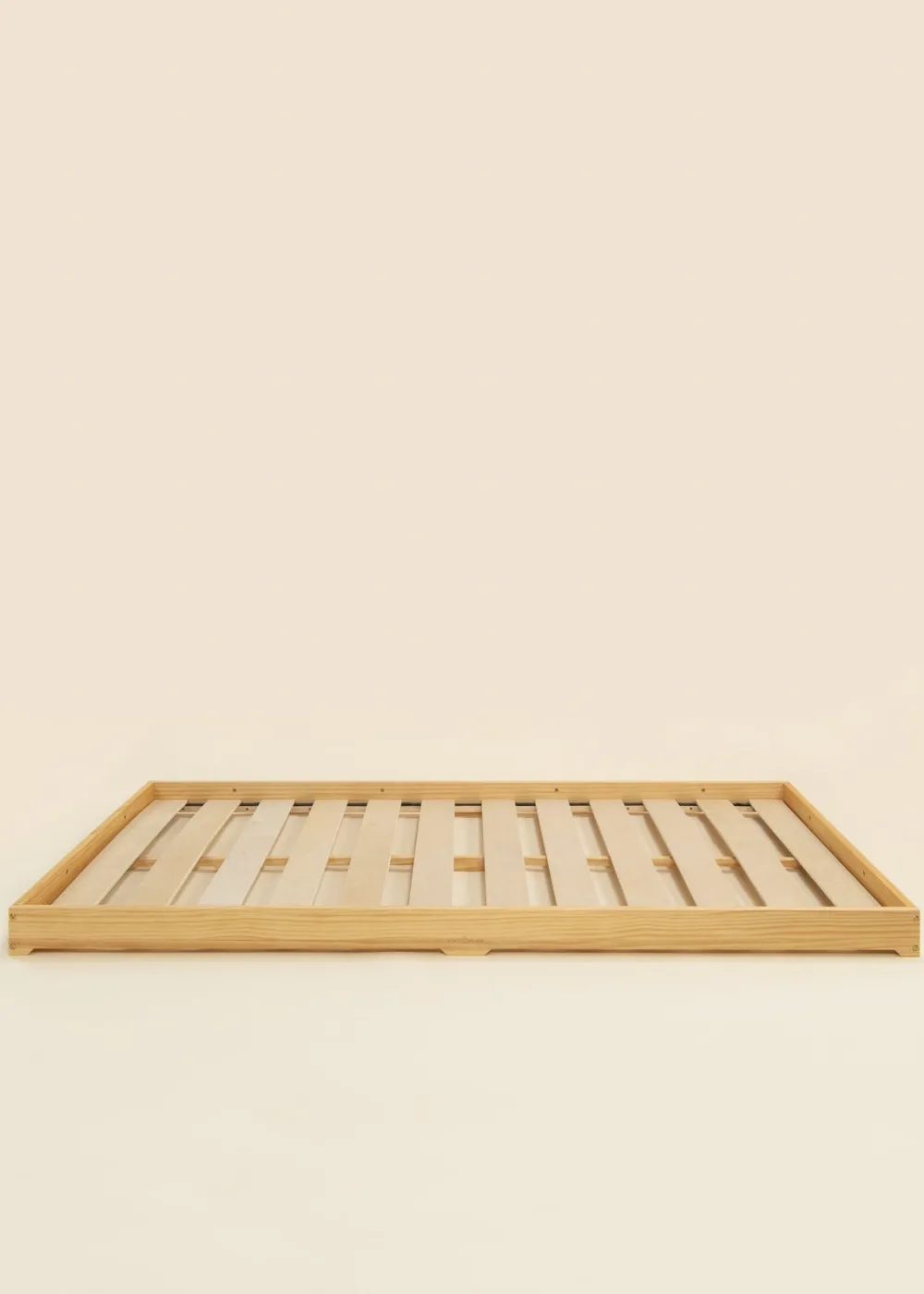 Coco Village Wooden Bed Frame - Natural Wood