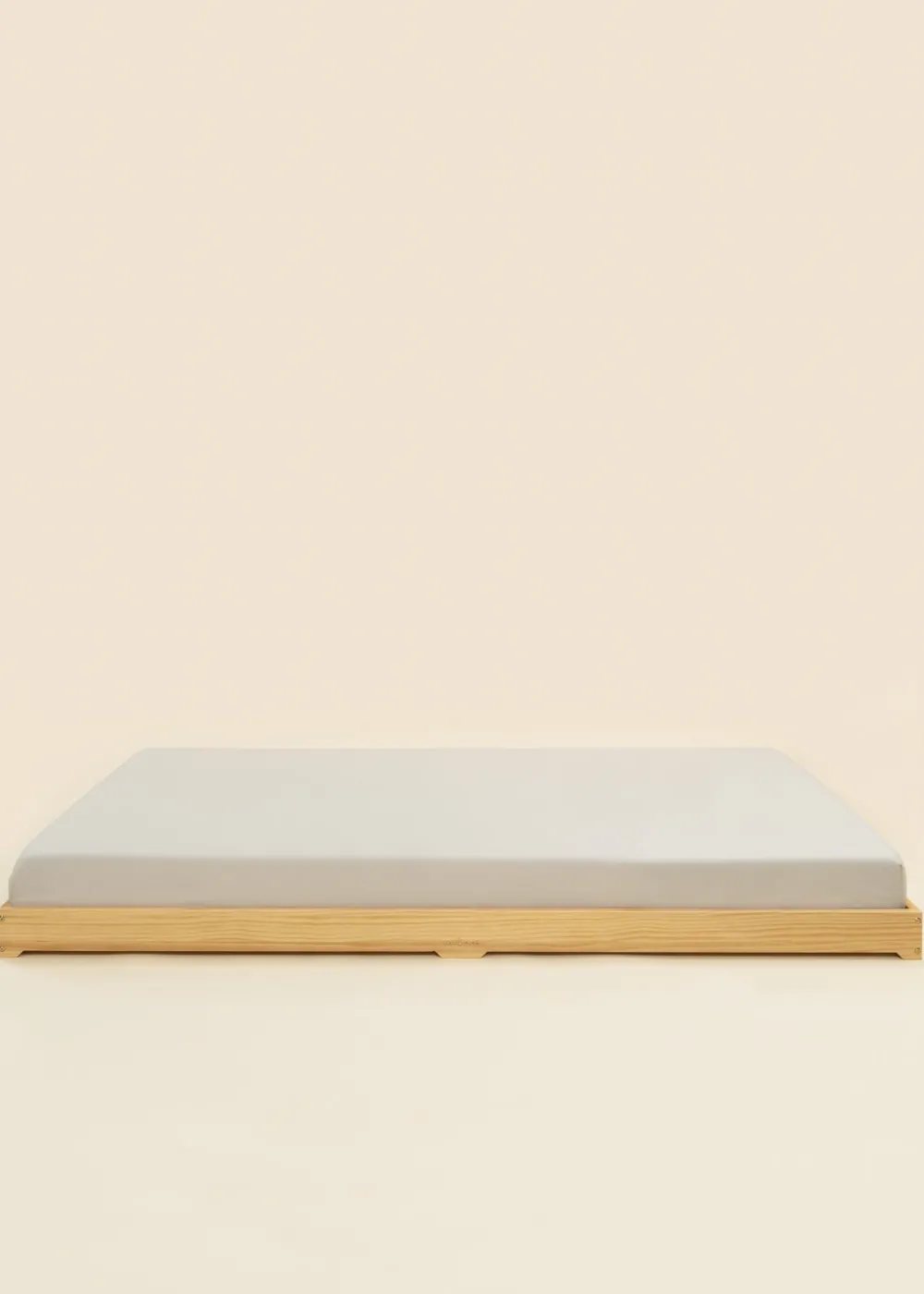 Coco Village Wooden Bed Frame - Natural Wood