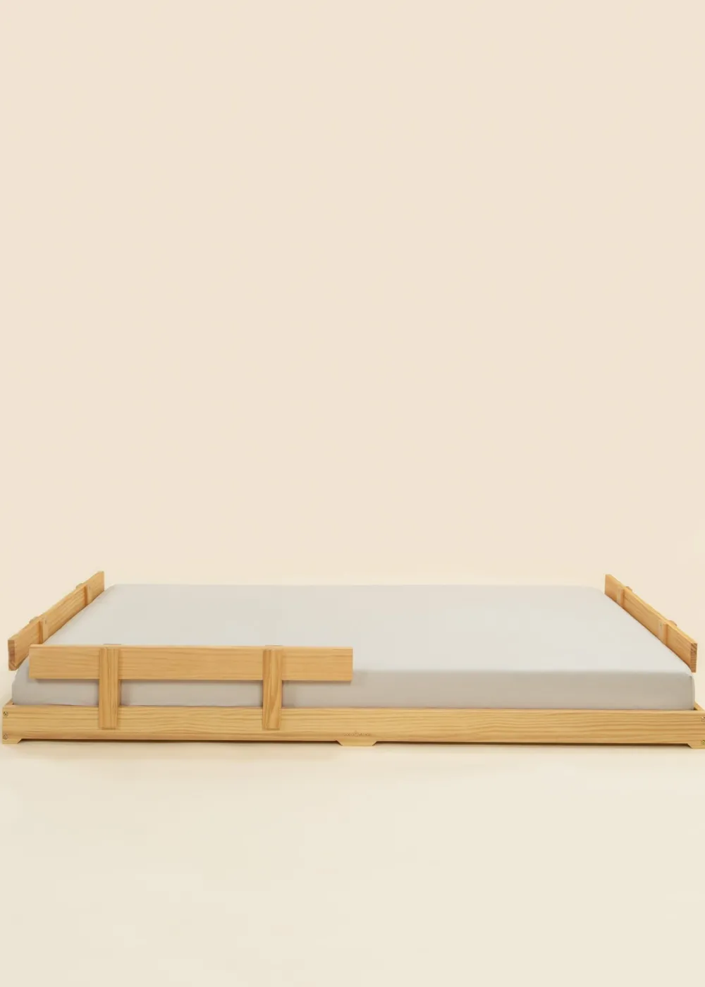 Coco Village Wooden Bed Frame - Natural Wood