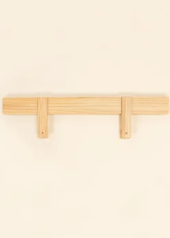 Coco Village Wooden Bed Frame Rail - Natural Wood