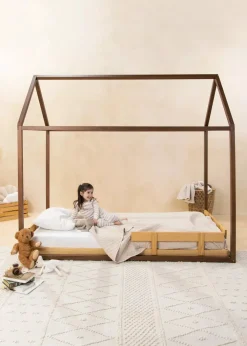 Coco Village Wooden Bed Frame Rail - Seafoam