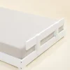 Coco Village Wooden Bed Frame Rail - White
