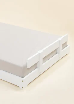 Coco Village Wooden Bed Frame Rail - White