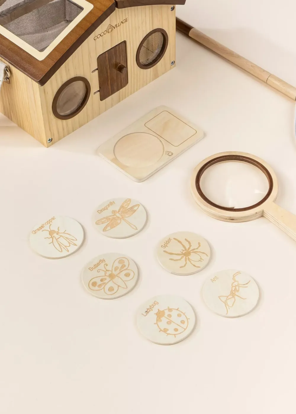 Coco Village Wooden Bug House & Exploration Set