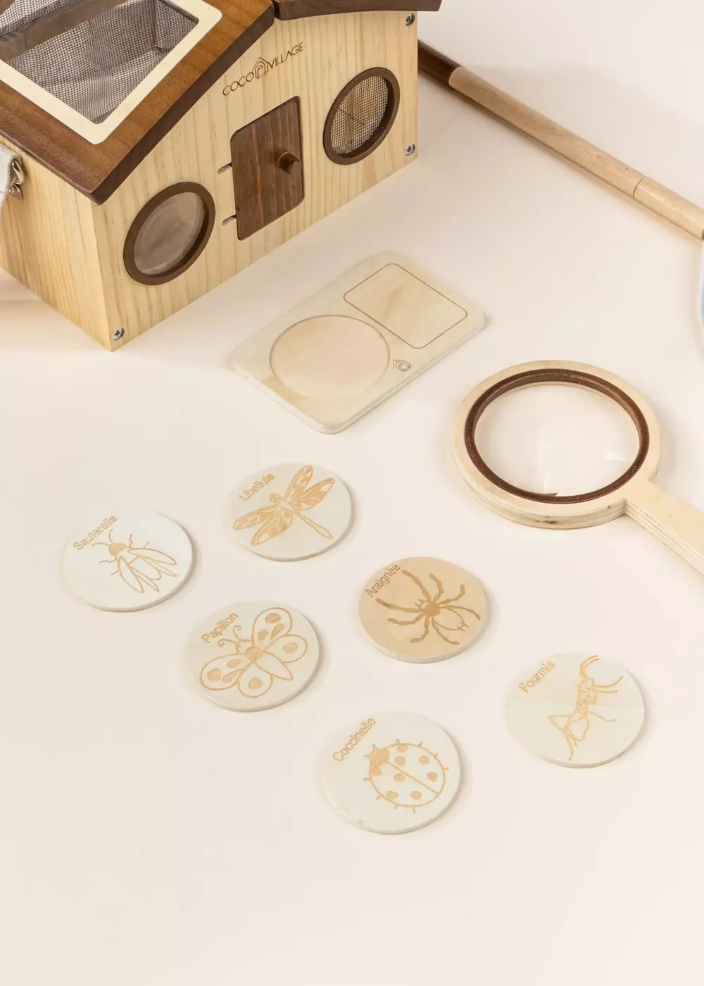 Coco Village Wooden Bug House & Exploration Set