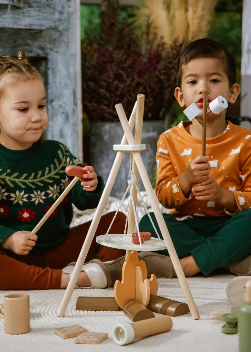 Coco Village Wooden Camping Playset