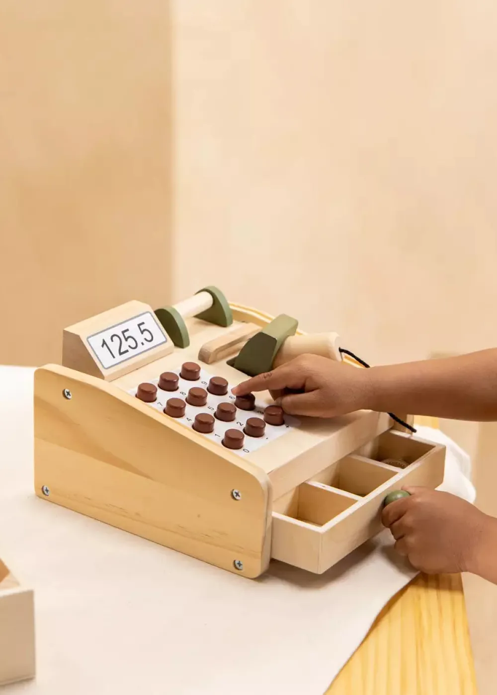 Coco Village Wooden Cash Register