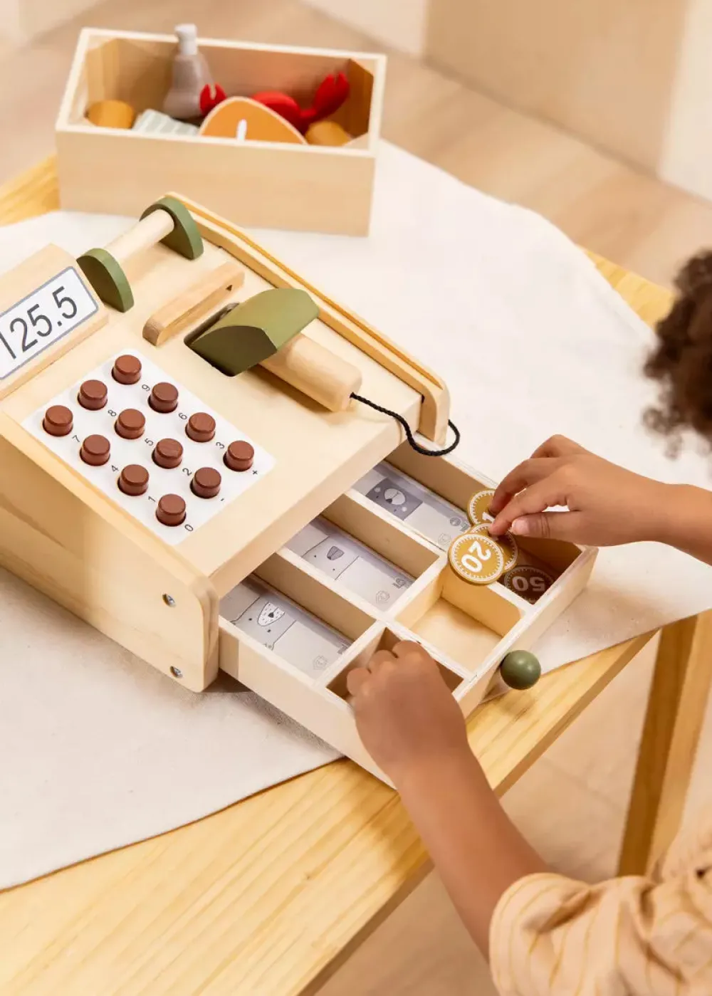 Coco Village Wooden Cash Register