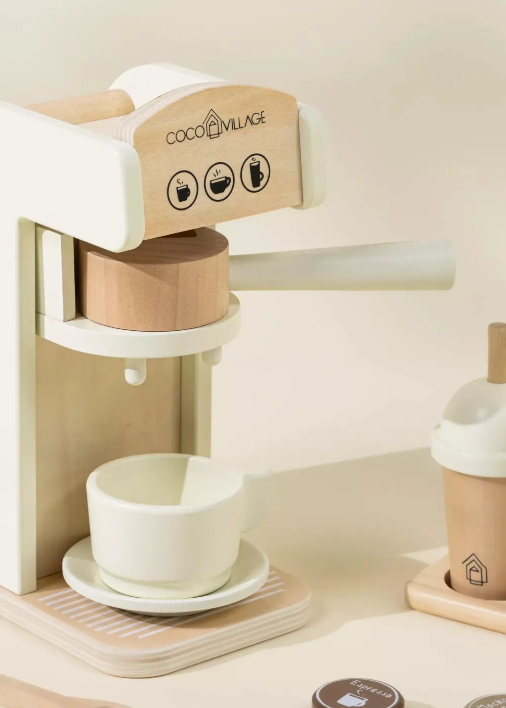 Coco Village Wooden Coffee Maker Set