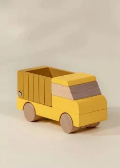 Coco Village Wooden Construction Vehicle - Dump Truck
