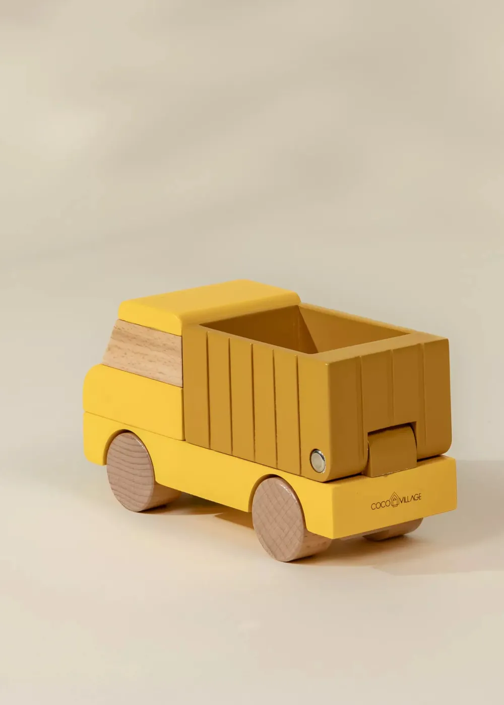 Coco Village Wooden Construction Vehicle - Dump Truck