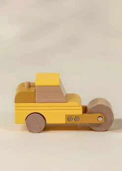 Coco Village Wooden Construction Vehicle - Compactor