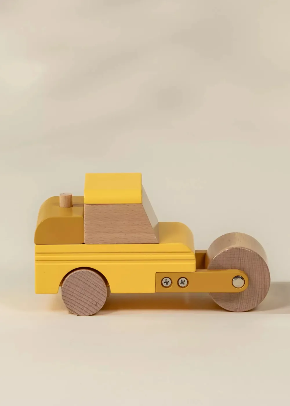 Coco Village Wooden Construction Vehicle - Compactor