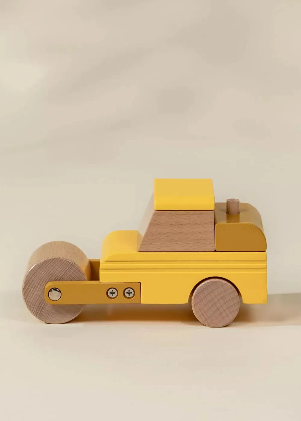 Coco Village Wooden Construction Vehicle - Compactor